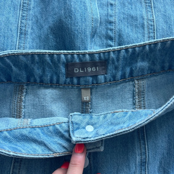 DL1961 Jeanne Devin button up midi skirt - Picture 2 of 4